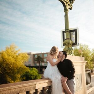 Elegant White Tulle Dress